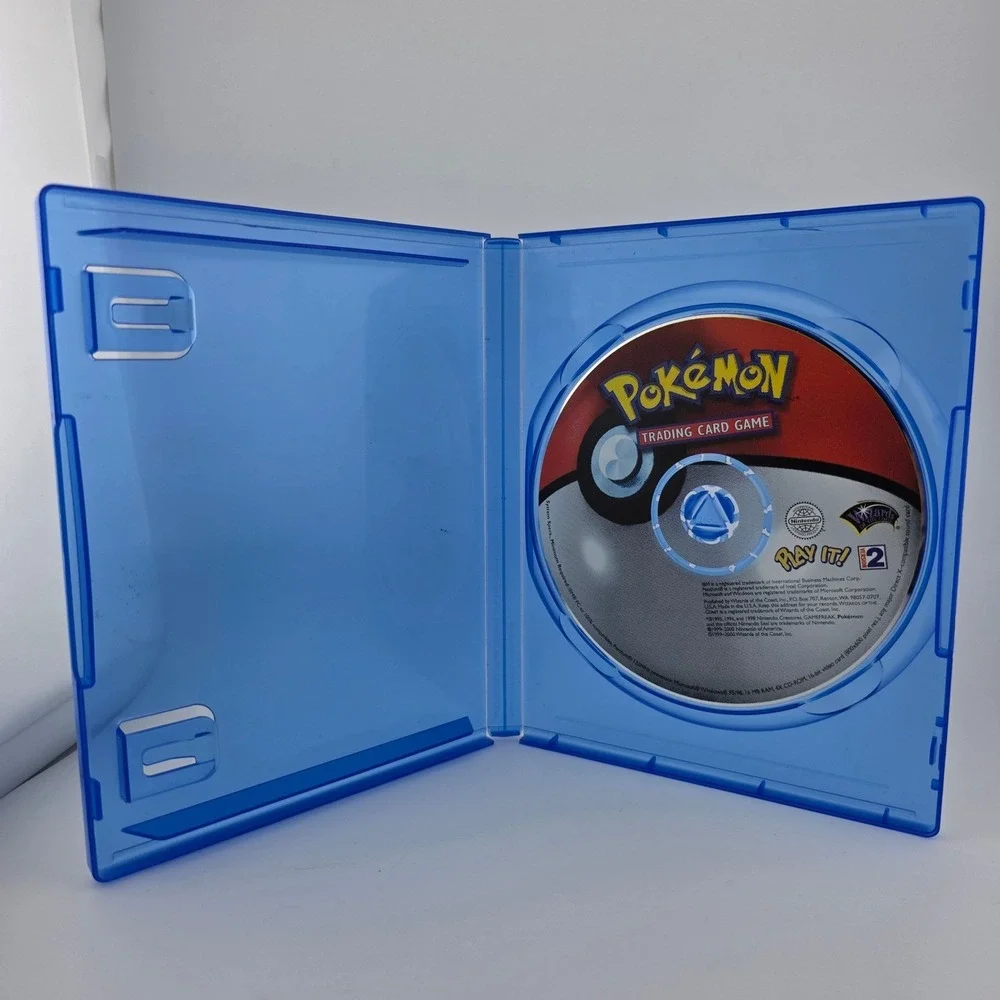 Pokemon Trading Card‎ Game PC CD Rom Windows 98 2000 Play It! Version 2